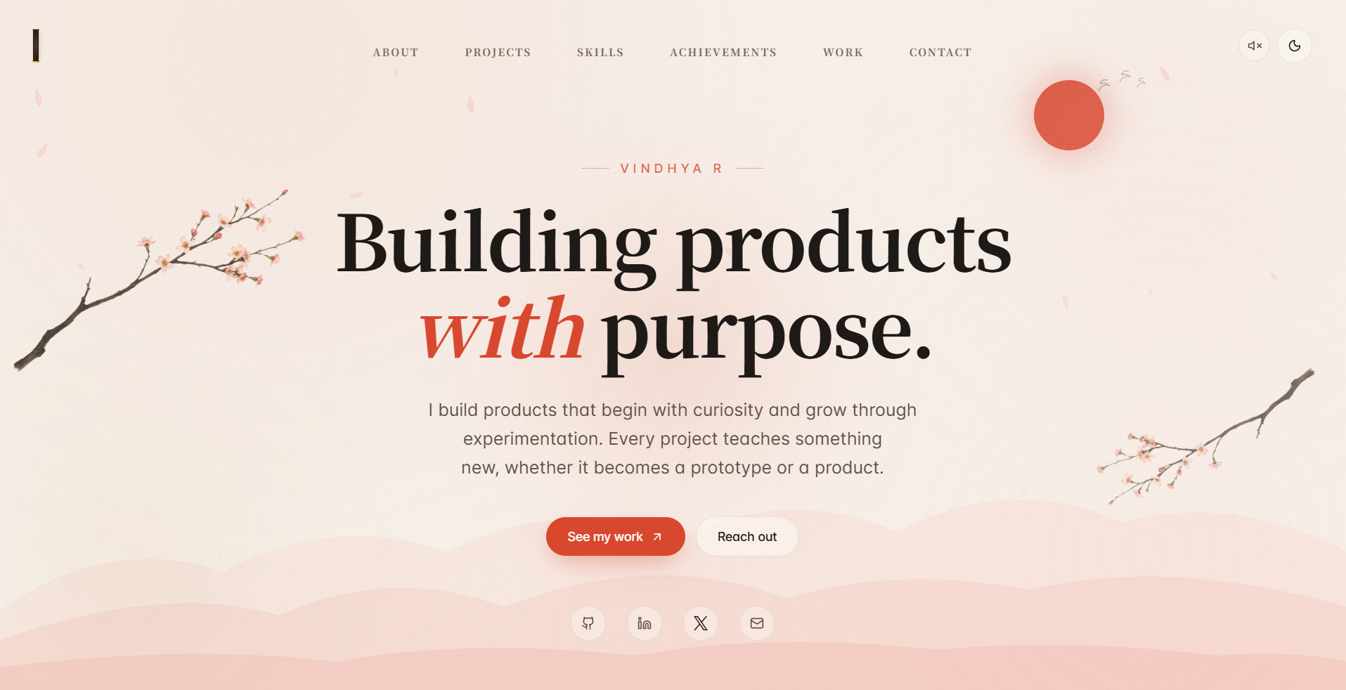 Japanese themed Portfolio